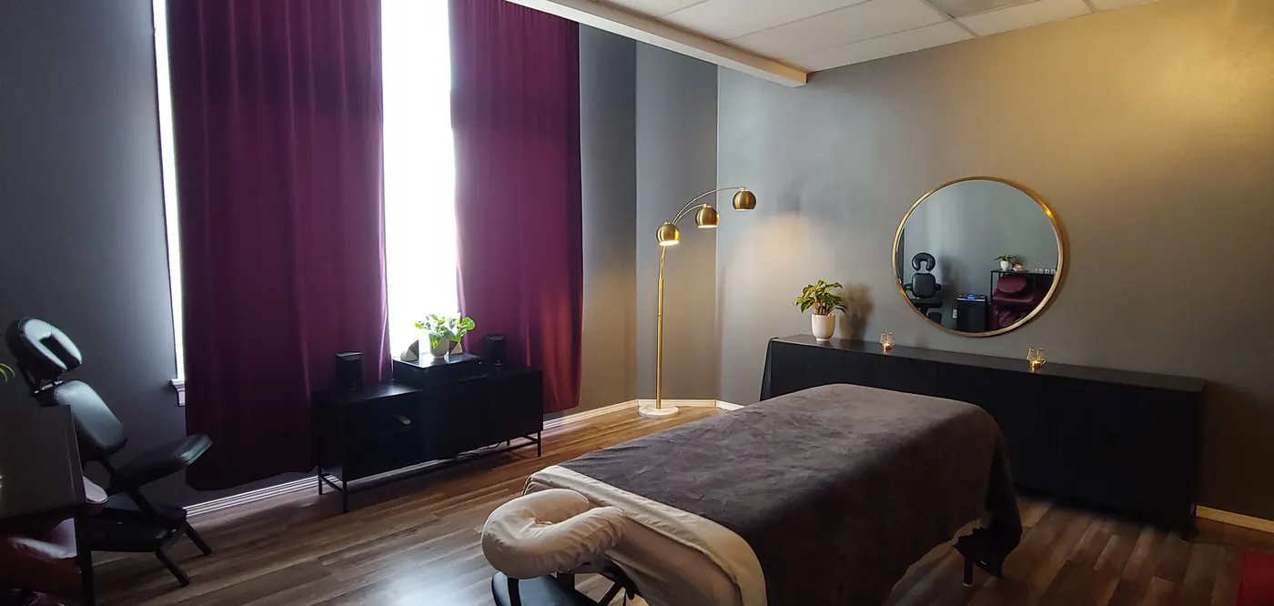 Inside the Dynamic Bodyworks treatment room in downtown Hillsboro
